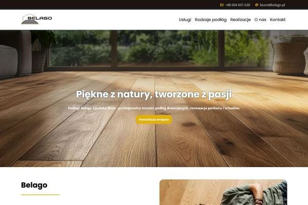 Belago - Układanie podłóg drewnianych