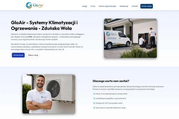 GloAir - Systemu klimatyzacji dla firm
