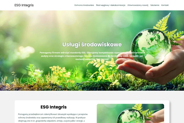 ESG Integris - Usługi środowiskowe