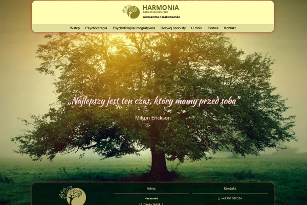 Harmonia - gabinet psychoterapeutyczny - Harmonia - gabinet psychoterapeutyczny