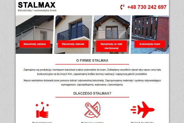 Stalmax - Stalmax - Wykonywanie balustrad