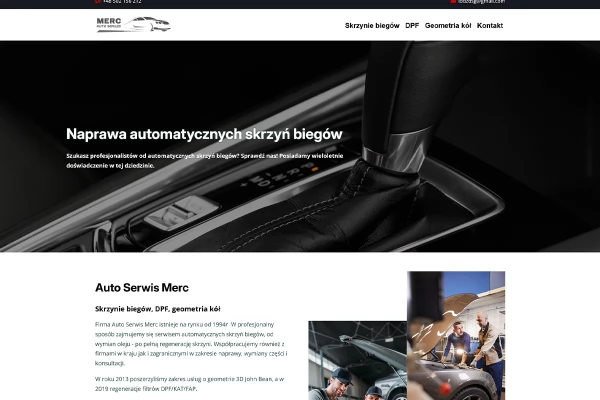 Auto Serwis Merc - Naprawa automatycznych skrzyń biegów